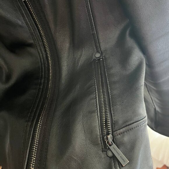 Michael Kors leather jacket - Picture 4 of 8
